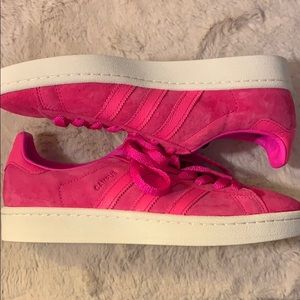 ADIDAS NWOT Pink Suede Tennis Shoes